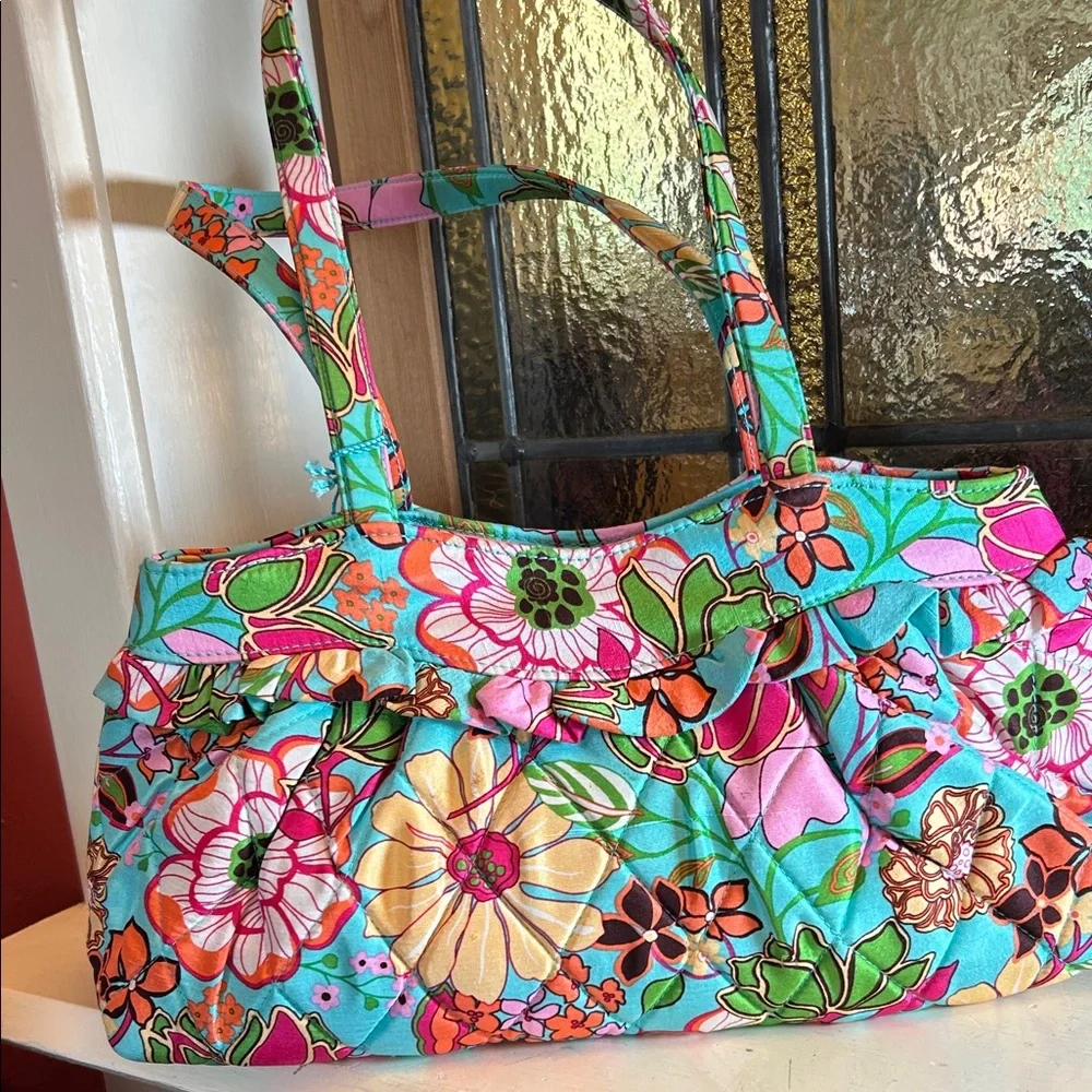 Vera Bradley Multicolor Floral Shoulder Bag - Picture 1 of 8